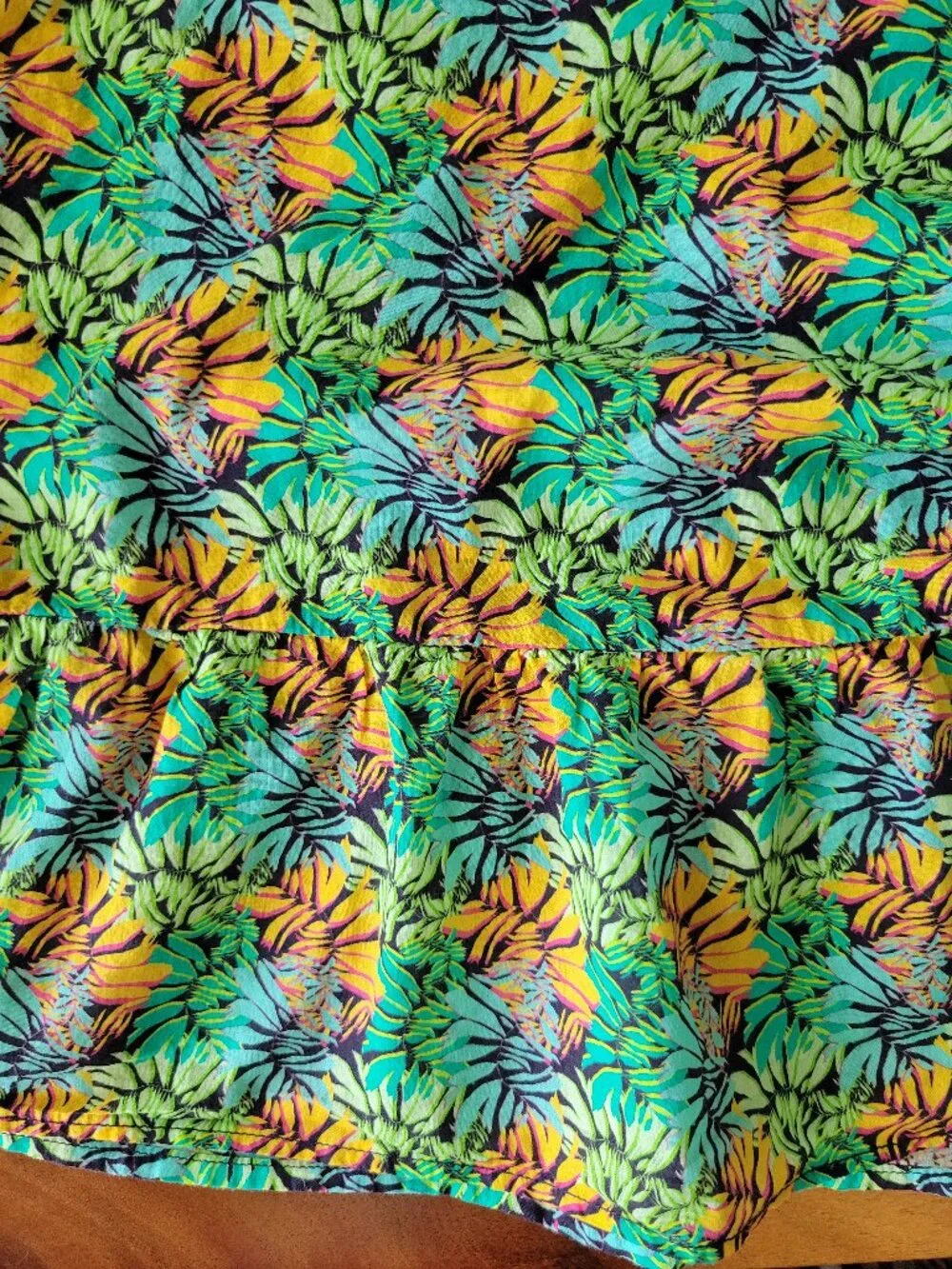 Vilebrequin Jungle Print Beach Dress Cotton Voile Girls 14Y Vacation Vibrant